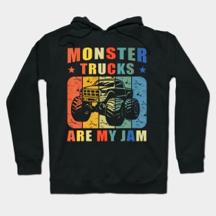 Monster Truck Car For Birthday Boy Youth Adults Hoodie